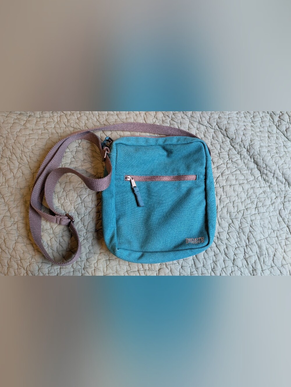 Duluth Trading Company Teal Cross Body Bag Like New